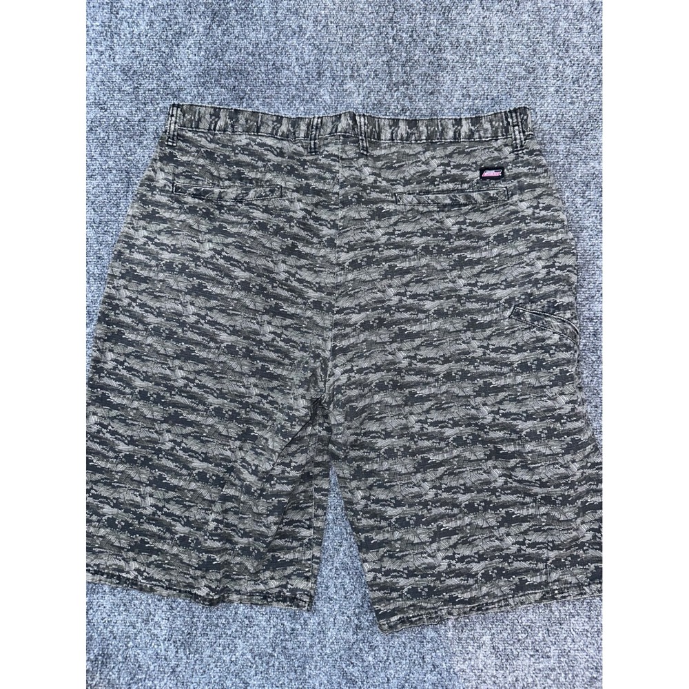 Dickies Mens Cargo Shorts 38 Grey Black Abstract Camo Cotton GR791RDKC